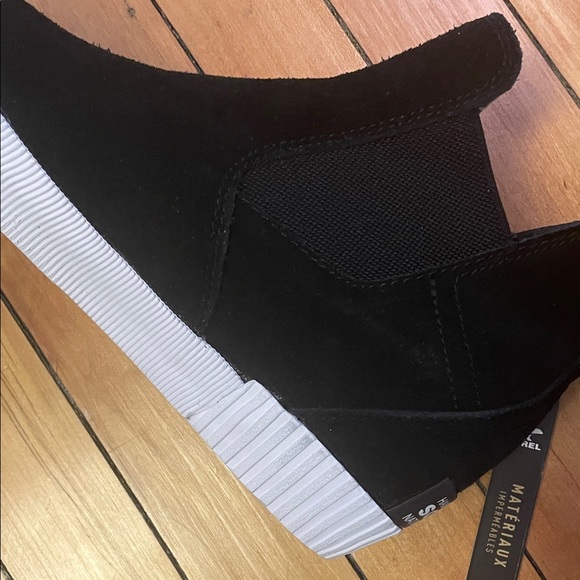 New Sorel Out N About Slip-On Wedge Shoe II Black Boots - Picture 13 of 14